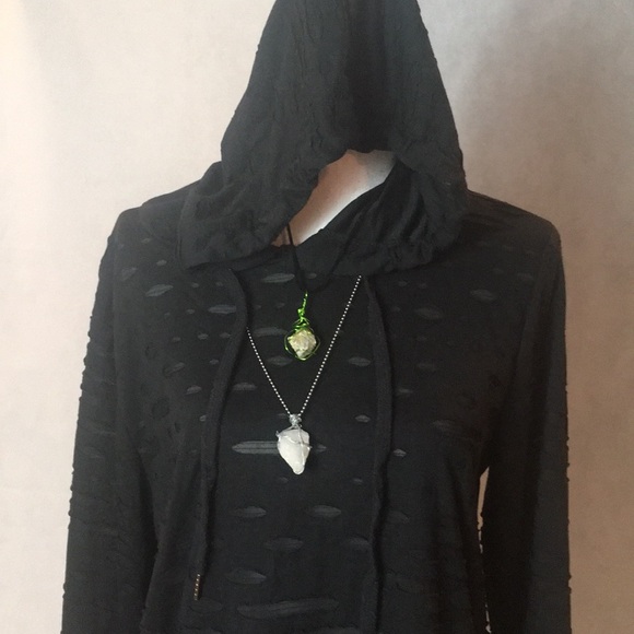 Punk Trash Royalty manhole camo hooded tunic - Picture 4 of 10